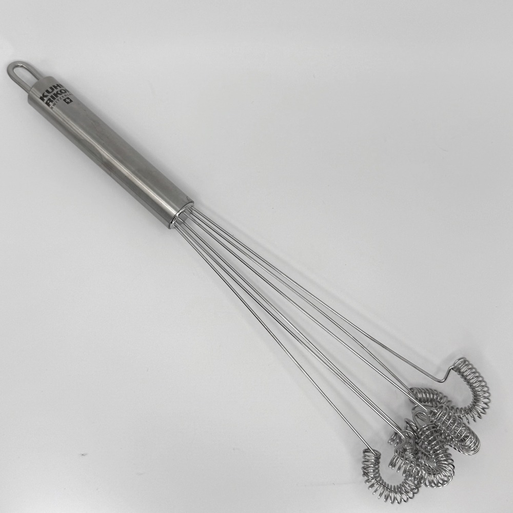 Kuhn‎ Rikon Switzerland Stainless Steel Spring Sauce Whisk 10 Inch Silver
